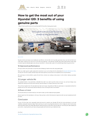 -hyundai-i20-3-benefits-of-using-genuine-parts