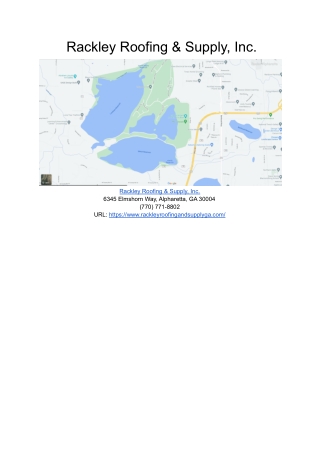 Rackley Roofing & Supply, Inc