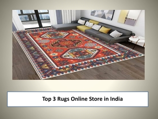 Top 3 Rugs Online Store in India