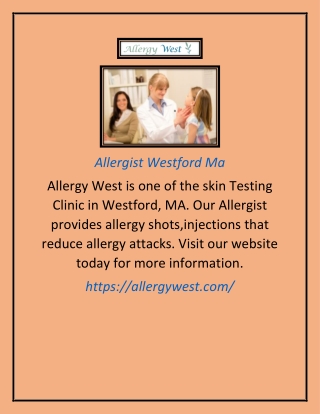 Allergist Westford Ma