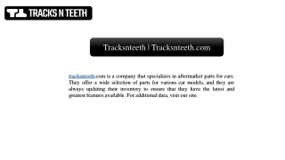 Tracksnteeth | Tracksnteeth.com