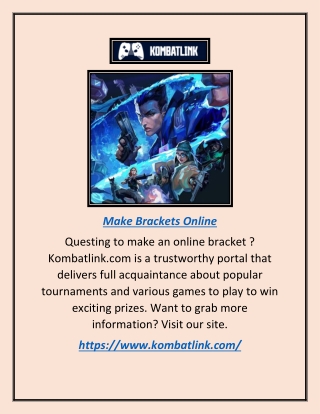 Make Brackets Online 1.1