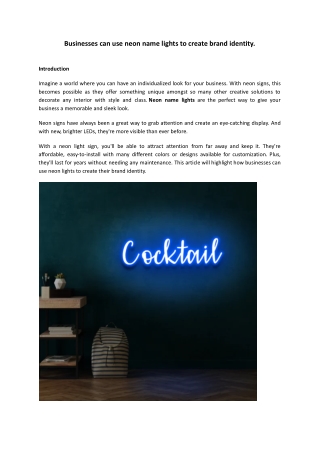 Businesses can use neon name lights to create brand identity.docx
