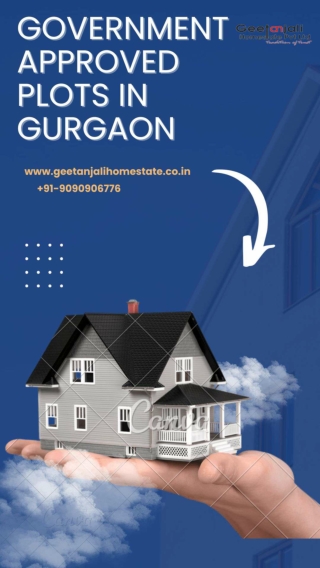 Government approved plots in gurgaon - Geetanjali Homestate