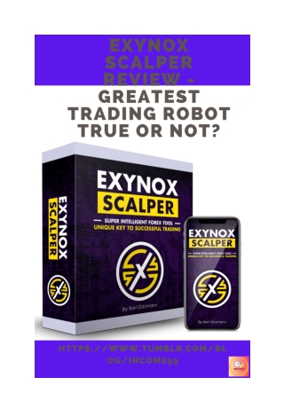 Exynox Scalper Review -Greatest Trading Robot True Or Not_