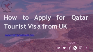 How to Apply for Qatar Tourist Visa from UK
