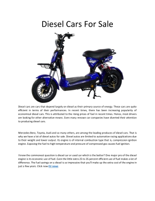 Diesel Cars For Sale .pdf