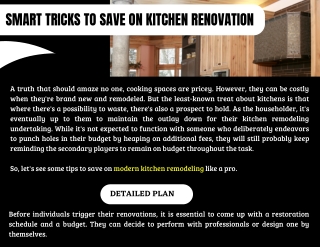 Get The Budget-Friendly Kitchen Renovation