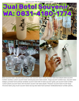 Ö8ᣮl•Ꮞl8Ö•lᜪᜪᏎ (WA) Harga Botol Souvenir Jogja Grosir Botol Souvenir Murah