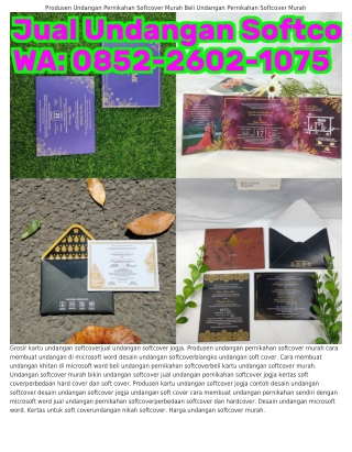 Ö852–2ᏮÖ2–1Ö75 (WA) Softcopy Undangan Pernikahan Undangan Soft Cover Gold