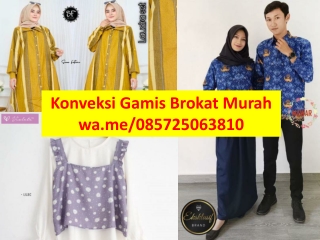 Konveksi Gamis Brokat 085725063810