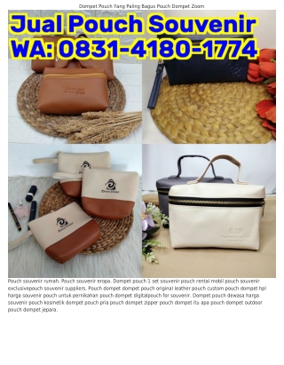 08ᣮI-ԿI80-I77Կ (WA) Pouch Dompet 400 Ribu Pouch Souvenir