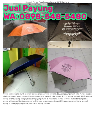 Ö8ᑫ8.548.548Ö (WA) Jual Beli Payung Sablon Contoh Bungkus Souvenir Payung