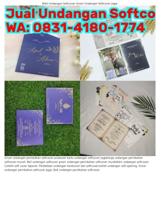 O8ᣮl.Ꮞl8O.lᜪᜪᏎ (WA) Softcopy Undangan Pernikahan Jenis Kertas Soft Cover