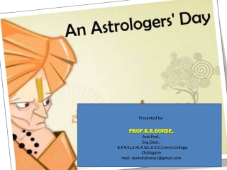 An Astrologers' Day by R.K.Narayan