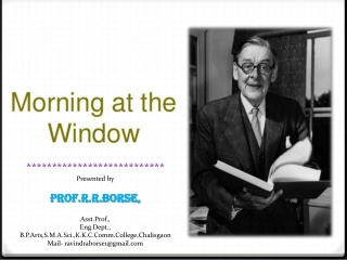 Morning at the Window