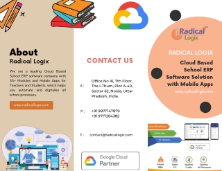 Cloud Based School ERP Software - Radical Logix