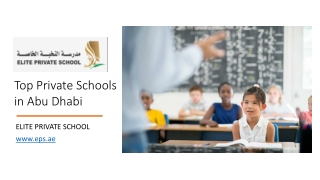 Top Private Schools in Abu Dhabi​