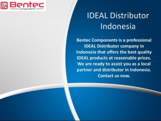 IDEAL Distributor Indonesia