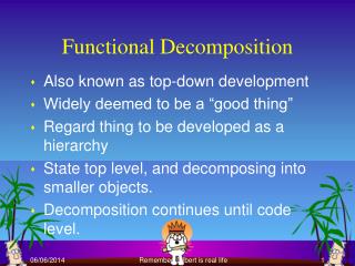 Functional Decomposition