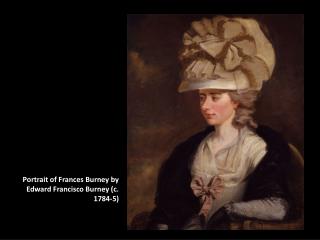 Portrait of Frances Burney by Edward Francisco Burney (c. 1784-5)