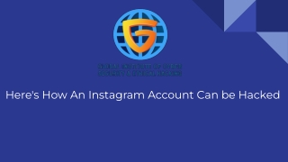 Here's How An Instagram Account Can be Hacked