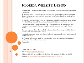 Florida Website Design