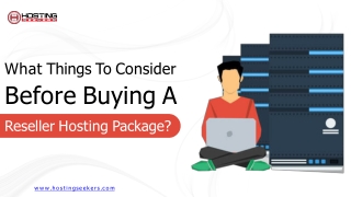 What Things To Consider Before Buying A Reseller Hosting Package