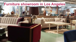 Furniture showroom in Los Angeles
