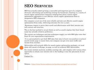 SEO Services