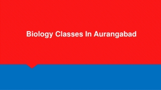 Biology Classes In Aurangabad