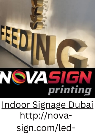 Indoor Signage Dubai