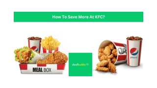 How To Save More At KFC?