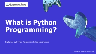 What is Python Programming