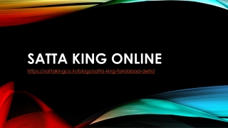 Satta King Online