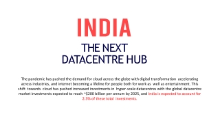 THE NEXT  DATACENTRE HUB