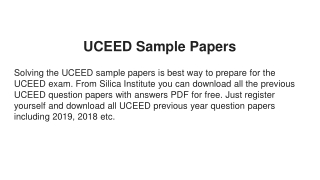 UCEED Sample Papers (1)