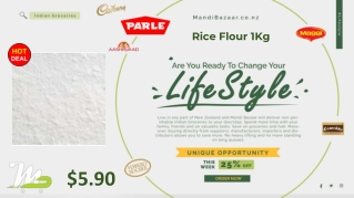 Rice Flour 1Kg - Navratri Online Store in New Zealand