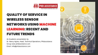 Quality of Service in Wireless Sensor Networks using Machine Learning