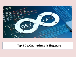 Top 3 DevOps Institute in Singapore