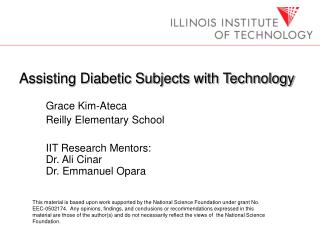 Assisting Diabetic Subjects with Technology