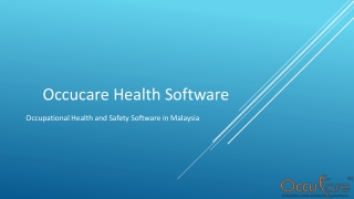 Occupational Health and Safety Software in Malaysia