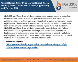 Global Herpes Zoster Drug Market Analysis, Insight, & Scope for Expand to Latest