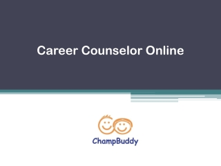 Career Counselor Online - ChampBuddy