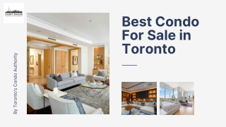 Best Condo For Sale in Toronto