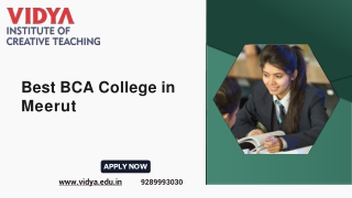 Fulfill your dreams with this Best BBA College in Meerut