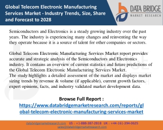 Global Telecom Electronic Manufacturing Services Market Analysis by Industry