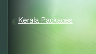 Get a Kerala Tour at Incredibly Excellent Prices