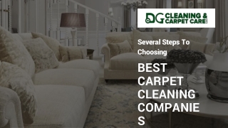 Important Steps To Pick The Best Carpet Cleaning Companies!