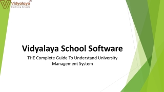 THE Complete Guide To Understand University Management System